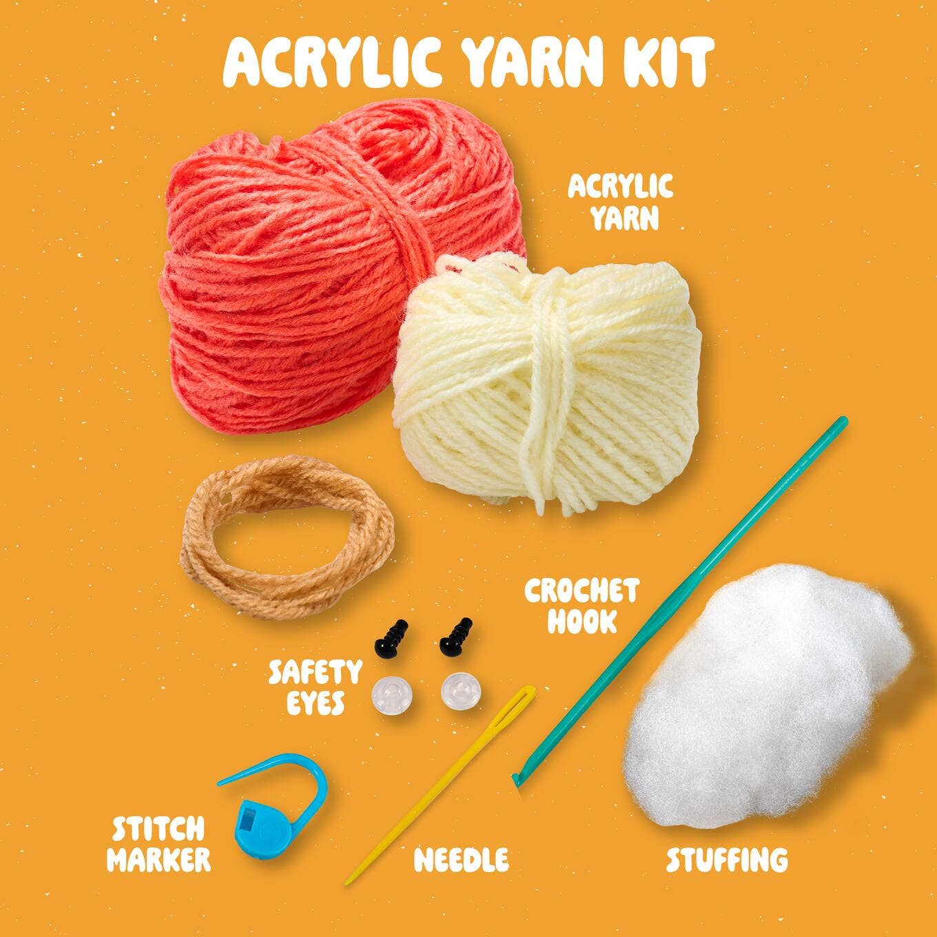 Bucilla ® Amigurumi Crochet Kit - Flora the Fox 5"