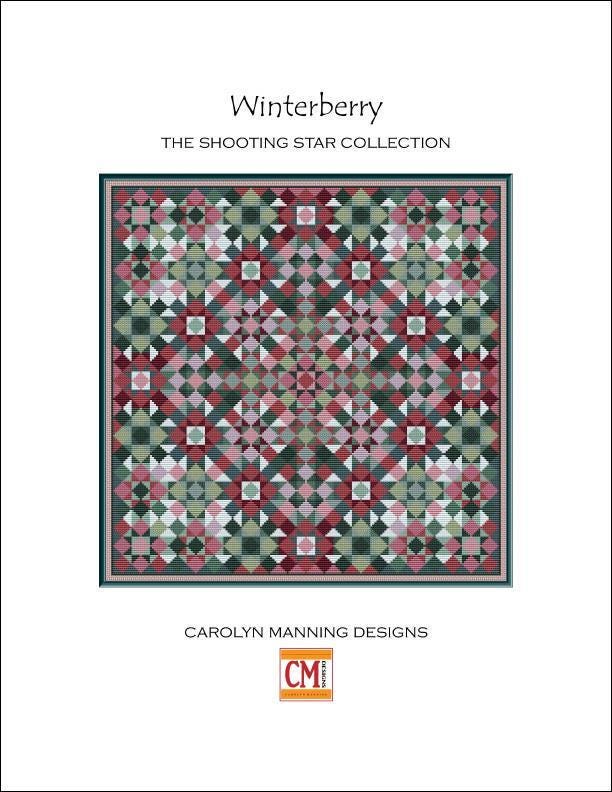 Winterberry The Shooting Star Collection Counted Cross Stitch Pattern by CM Designs / Carolyn Manning Designs