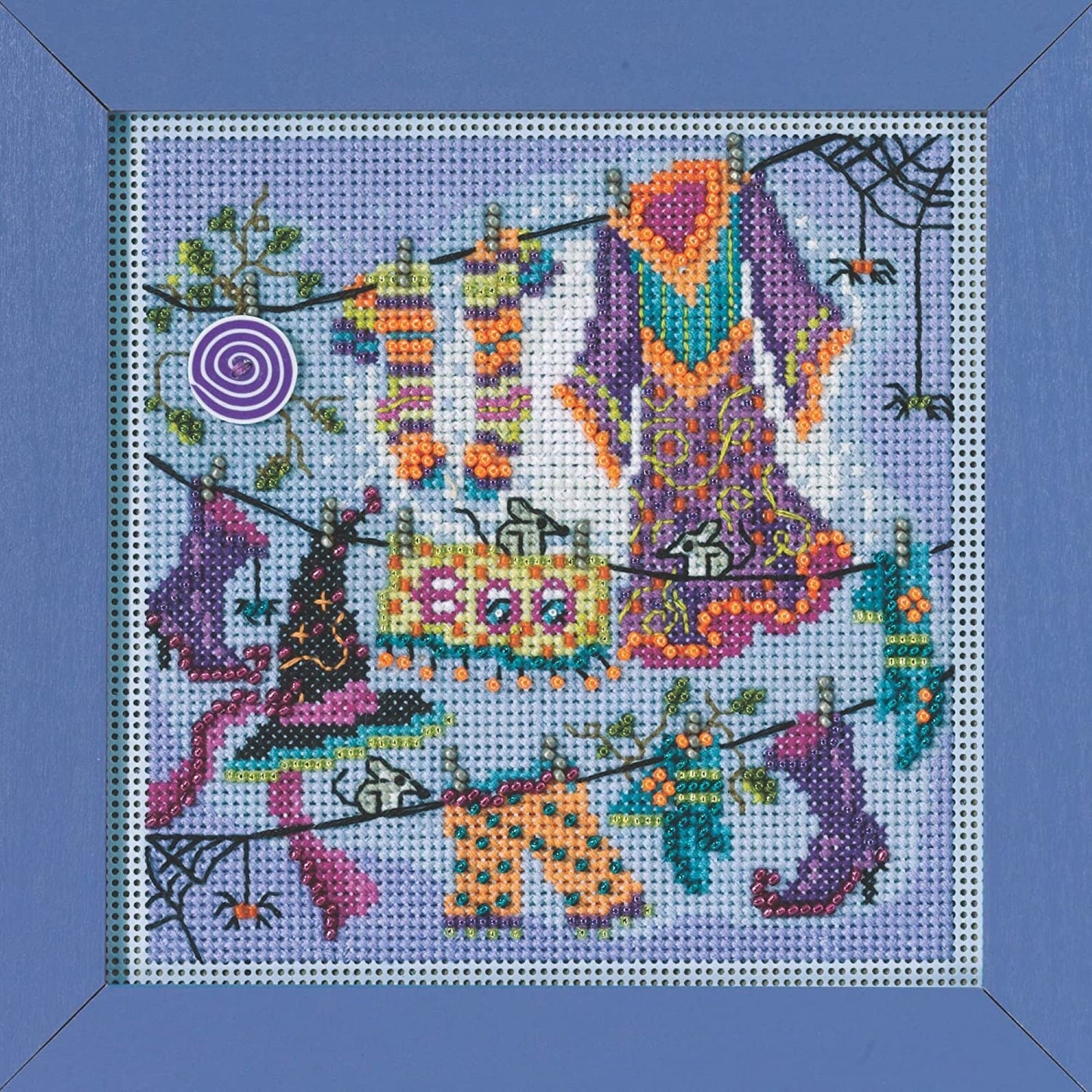 Mill Hill 2023 Autumn Series Beaded Cross Stitch Kit ~ Wanda's Clothesline ~