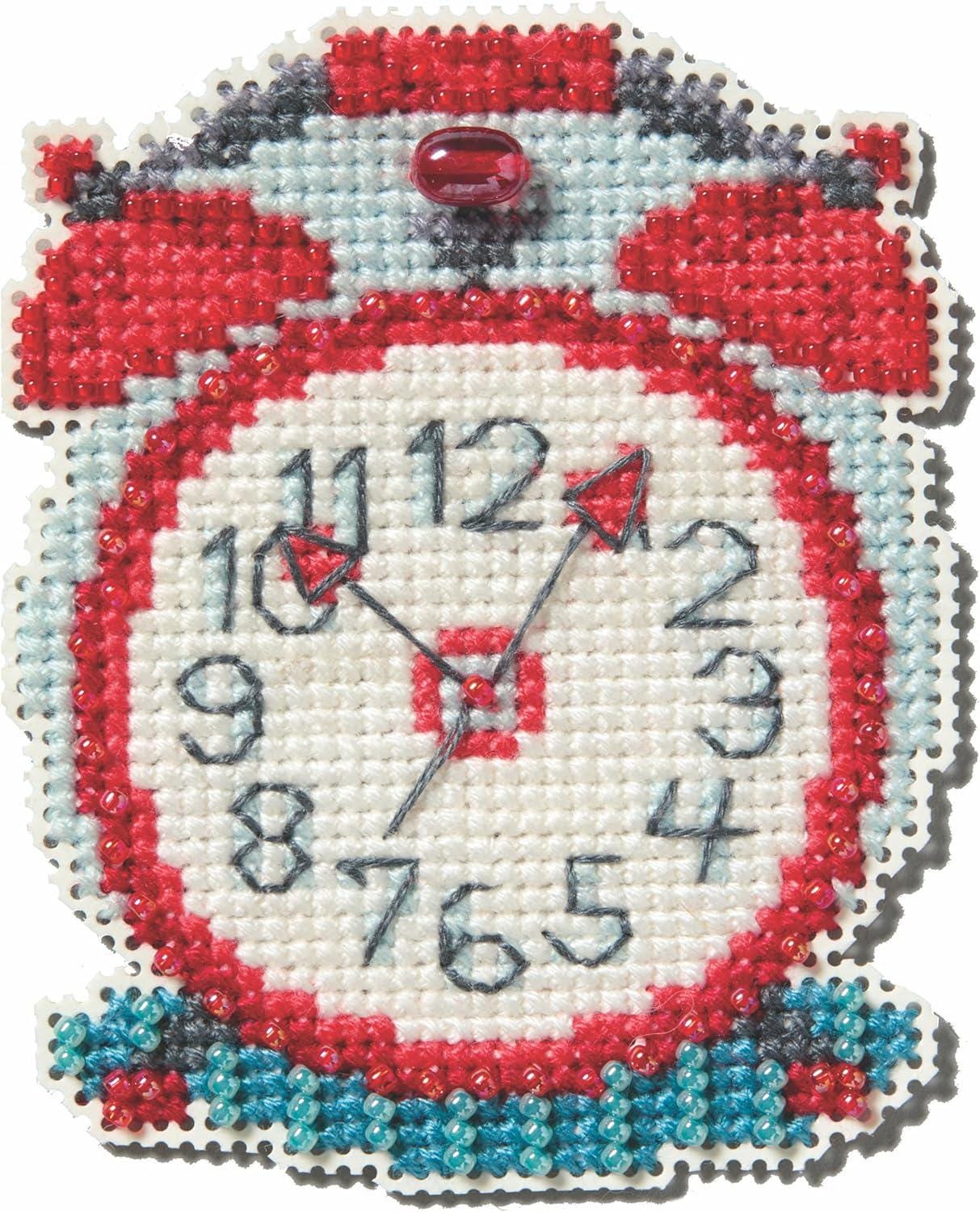 Mill Hill 2025 Spring Bouquet Counted Cross Stitch Kit ~ Vintage Clock ~ MH182516