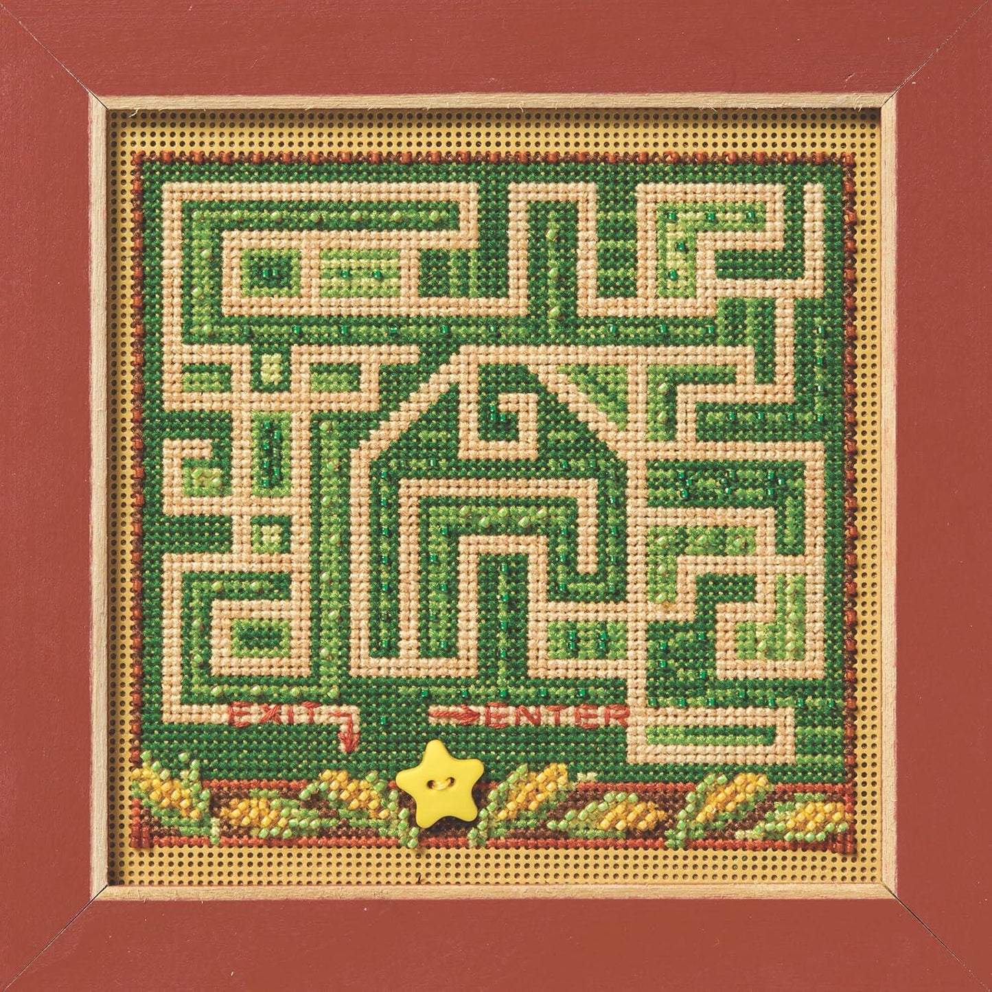 Corn Maze 2025 Mill Hill Autumn Series Buttons & Beads Counted Cross Stitch Kit