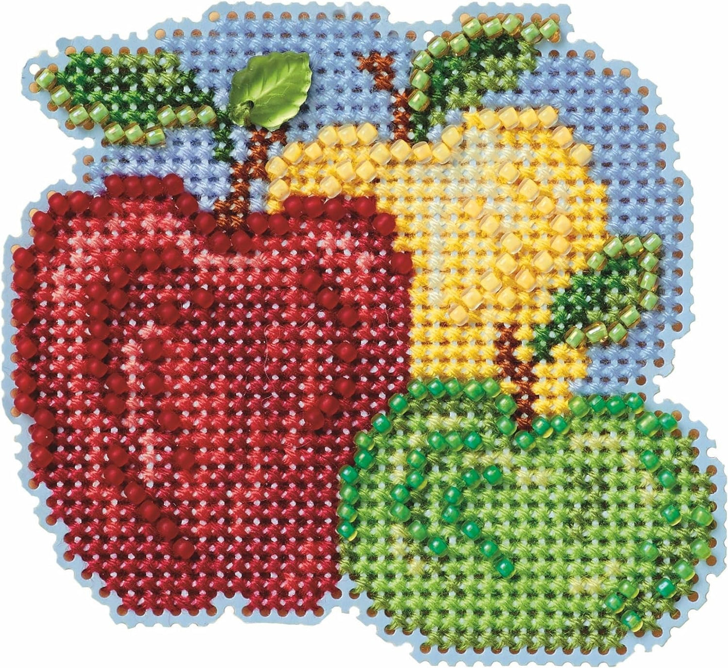 Mill Hill 2024 Autumn Harvest Beaded Cross Stitch Kit ~ Apple Trio ~