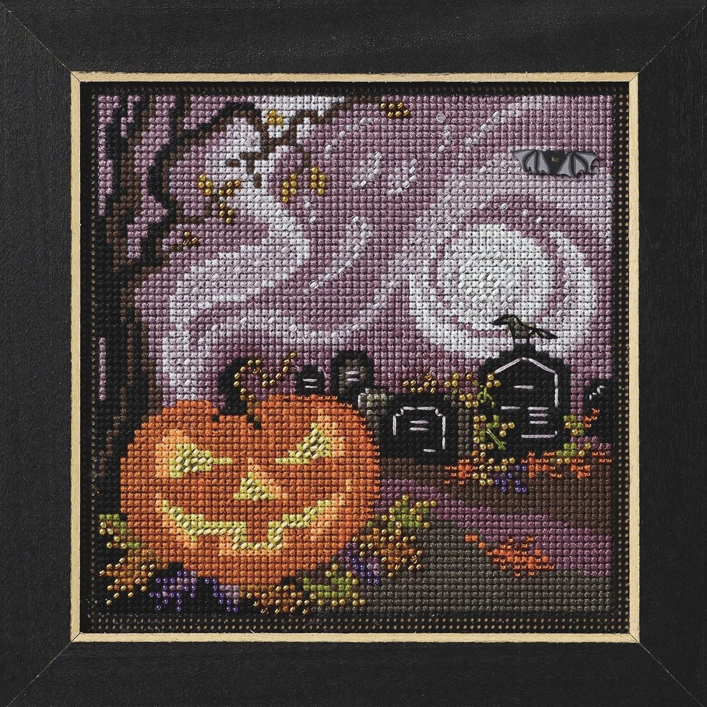 Mill Hill 2024 Autumn Series Buttons & Beads Cross Stitch Kit ~ Haunted Graveyard