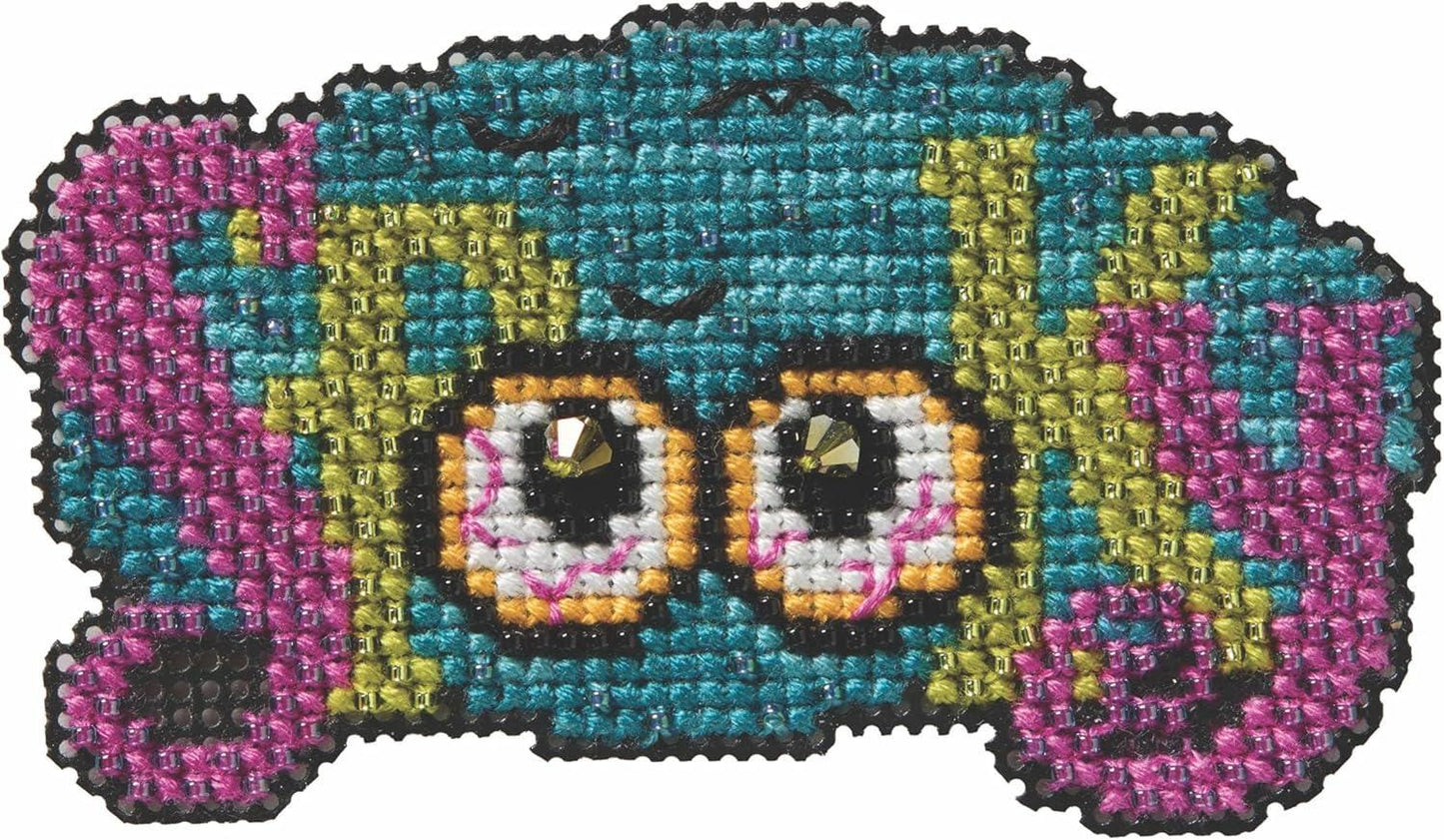 Spooky Mill Hill 2025 Seasonal Ornament Autumn Harvest Beaded Cross Stitch Kit