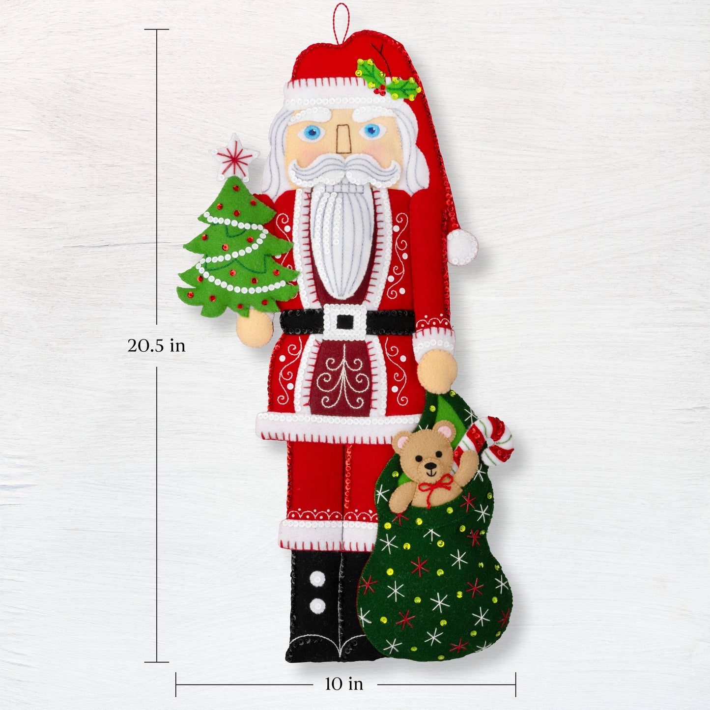 Bucilla® Felt Home Decor Kit - Nutcracker Santa Wall Hang