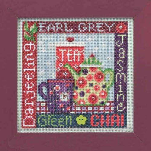 Mill Hill 2014 Spring Series Buttons & Beads Cross Stitch Kit ~ Tea Time