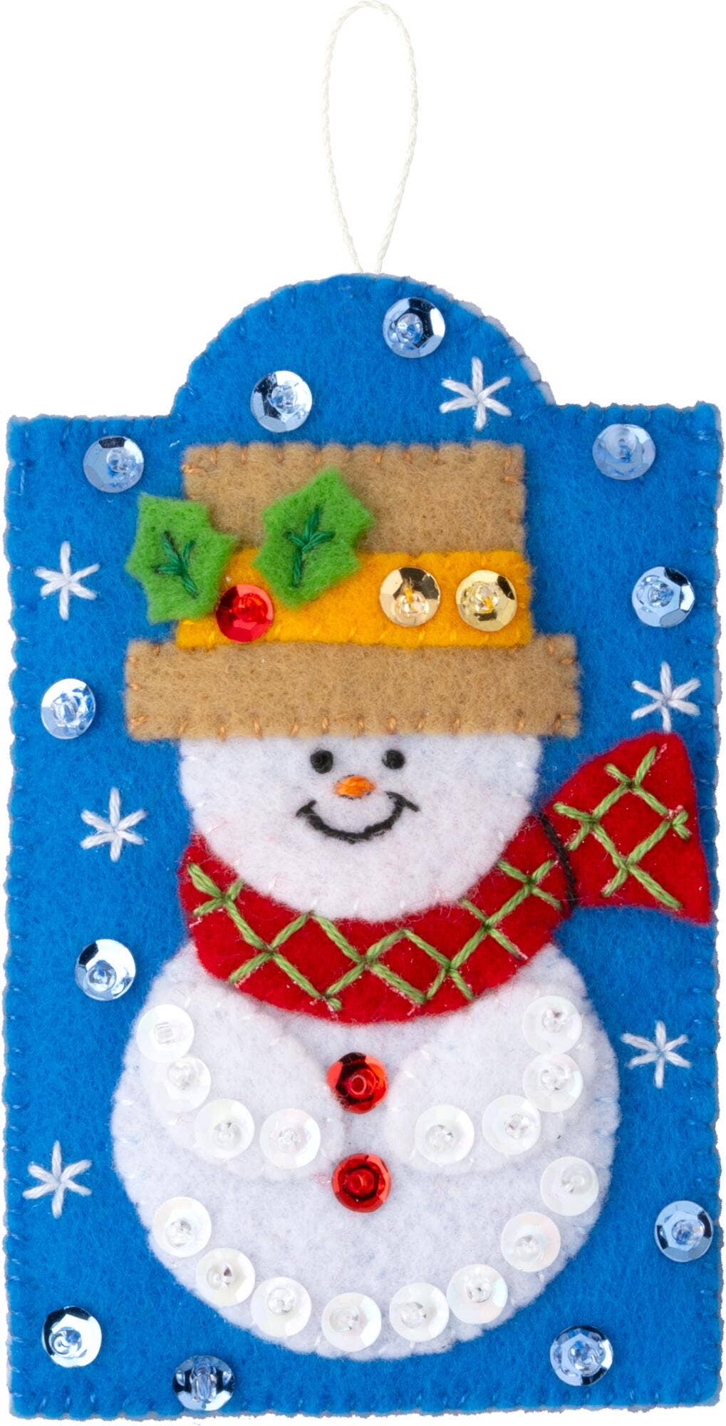 Bucilla® Holiday Gift Tags – Seasonal Felt Kits