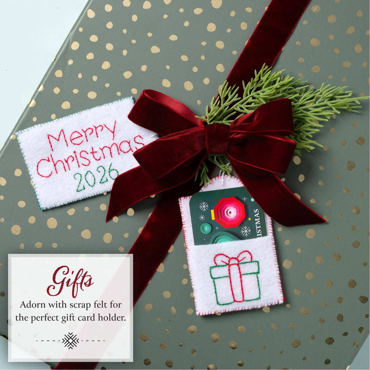 Bucilla® Holiday Gift Tags – Seasonal Felt Kits