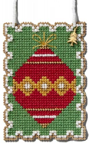 Ornament 2024 Mill Hill Holiday Stamp Charmed Ornament Kit MH162434