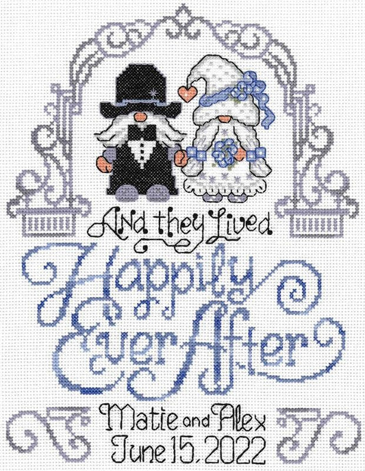 Ursula Michael Imaginating Cross Stitch kit ~ Mr. & Mrs. Gnome ~ 3324K