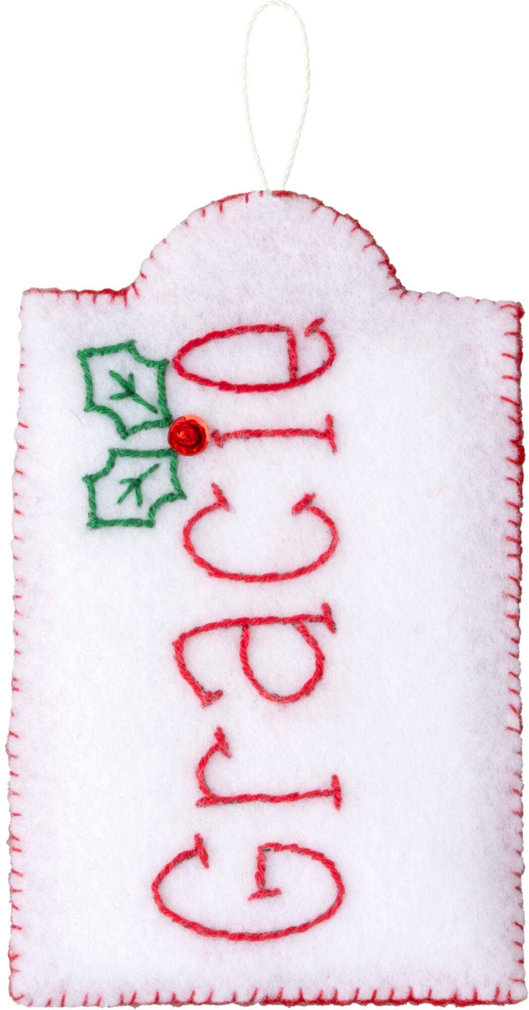 Bucilla® Holiday Gift Tags – Seasonal Felt Kits