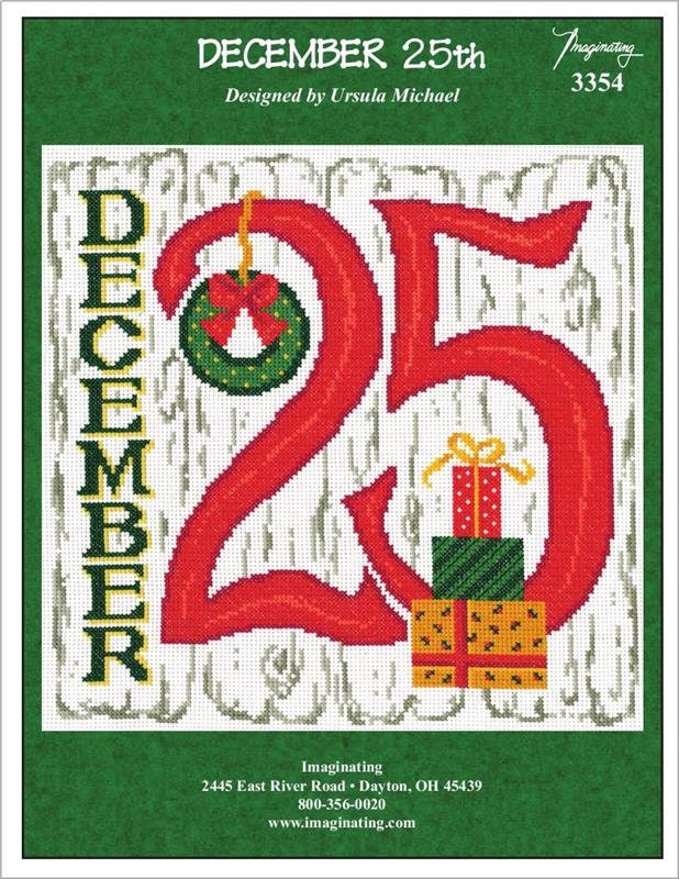 Ursula Michael Imaginating Counted Cross Stitch Leaflet ~ December 25th ~ 3354