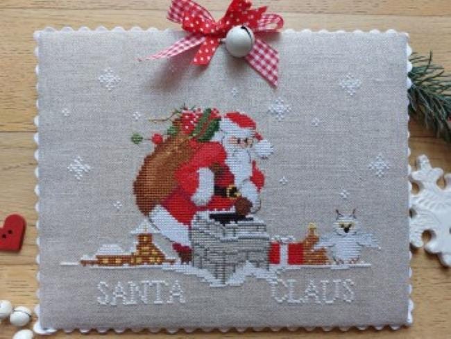 Down the Fireplace Counted Cross Stitch Pattern by Serenita di Campagna - Printed pattern