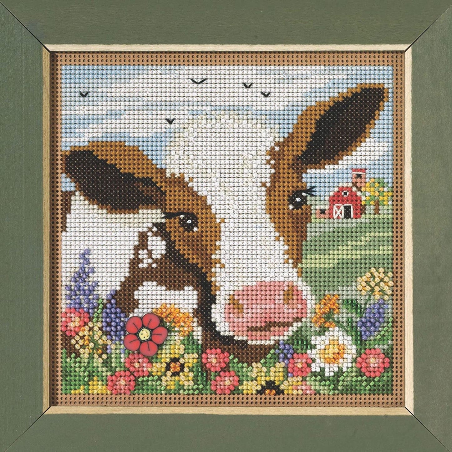 Mill Hill 2023 Autumn Series Beaded Cross Stitch Kit ~ Spotted Cow ~