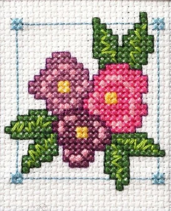 Flower Bunch Beginner Counted Cross Stitch Kit by Bucilla 46308E