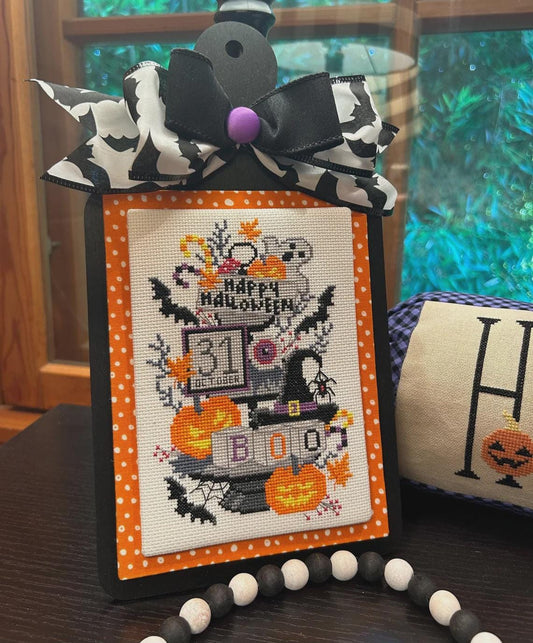 Halloween Tiered Tray Cross Stitch Chart by Anabella's  - Printed Pattern