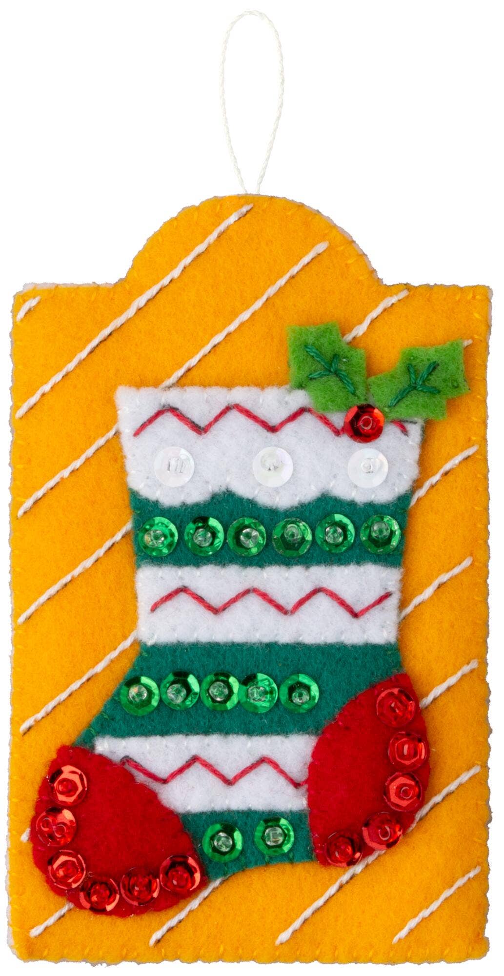 Bucilla® Holiday Gift Tags – Seasonal Felt Kits