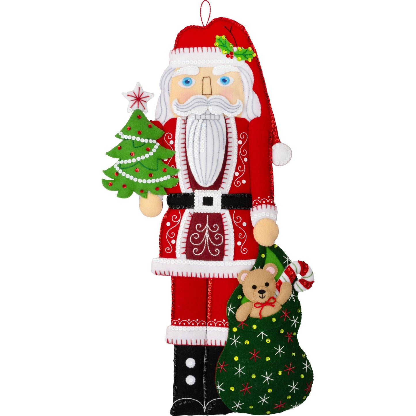 Bucilla® Felt Home Decor Kit - Nutcracker Santa Wall Hang