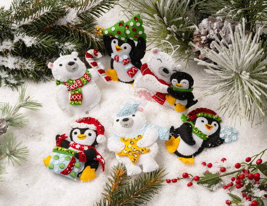 Bucilla® Seasonal Felt Ornaments Kit - Polar Pal - 89731E