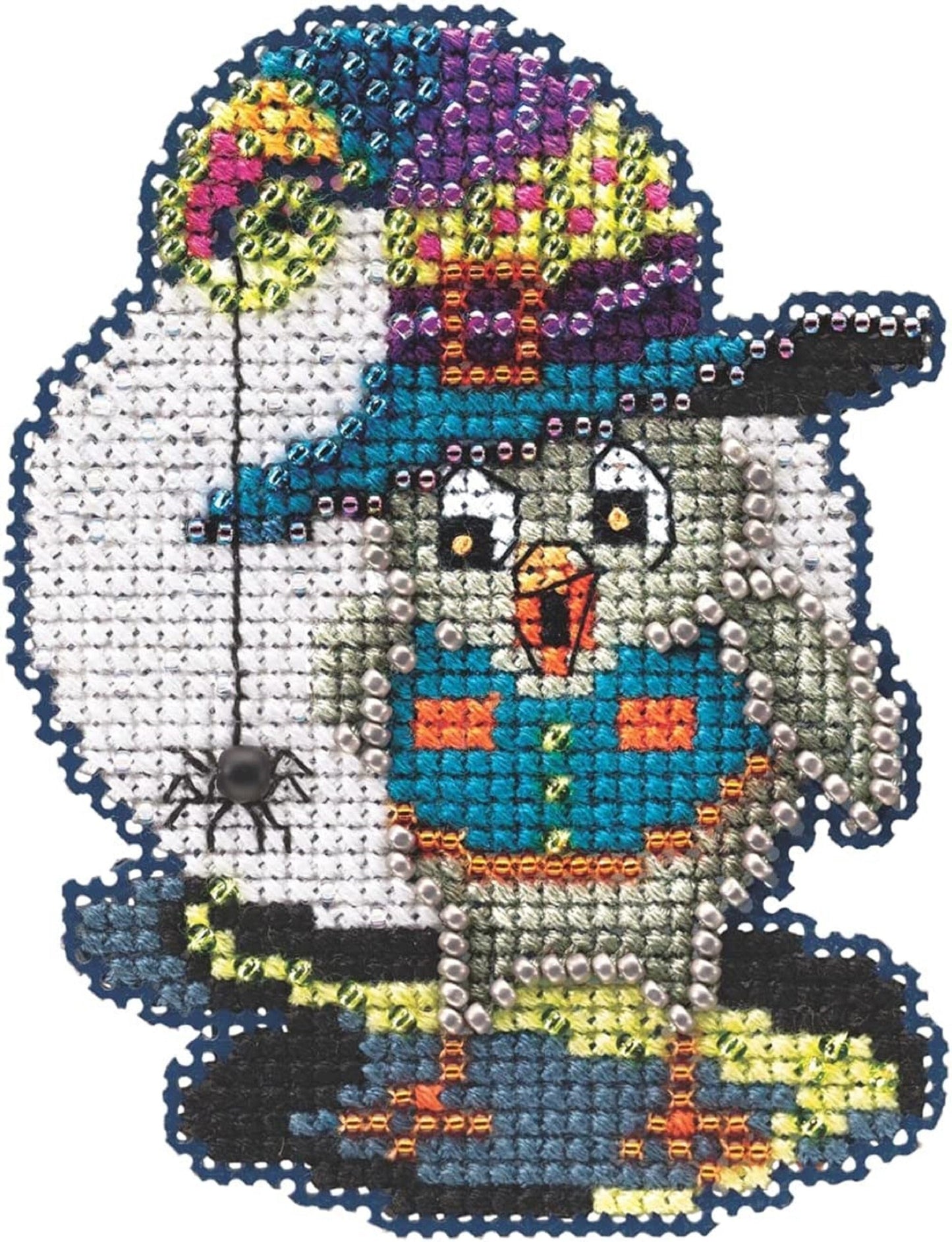 Mill Hill Autumn Harvest Series Beaded Counted Cross Stitch ~ Halloween Owl ~ MH182126