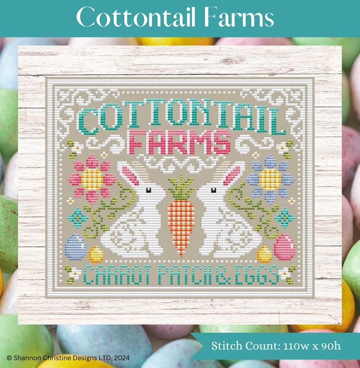 Cottontail Farms Counted Cross Stitch Pattern by Shannon Christine Designs