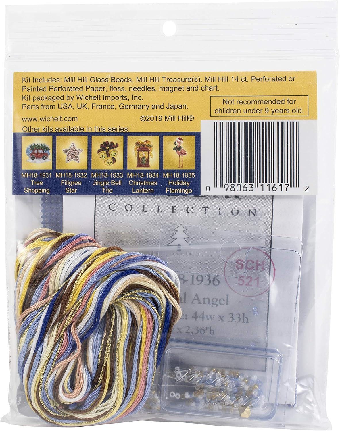Mill Hill 2019 Winter Holiday Beaded Cross Stitch Kit ~ Celestial Angel ~MH18-1636