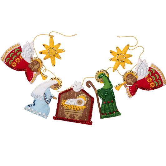 Bucilla ® Seasonal Felt Home Decor - Nativity Garland