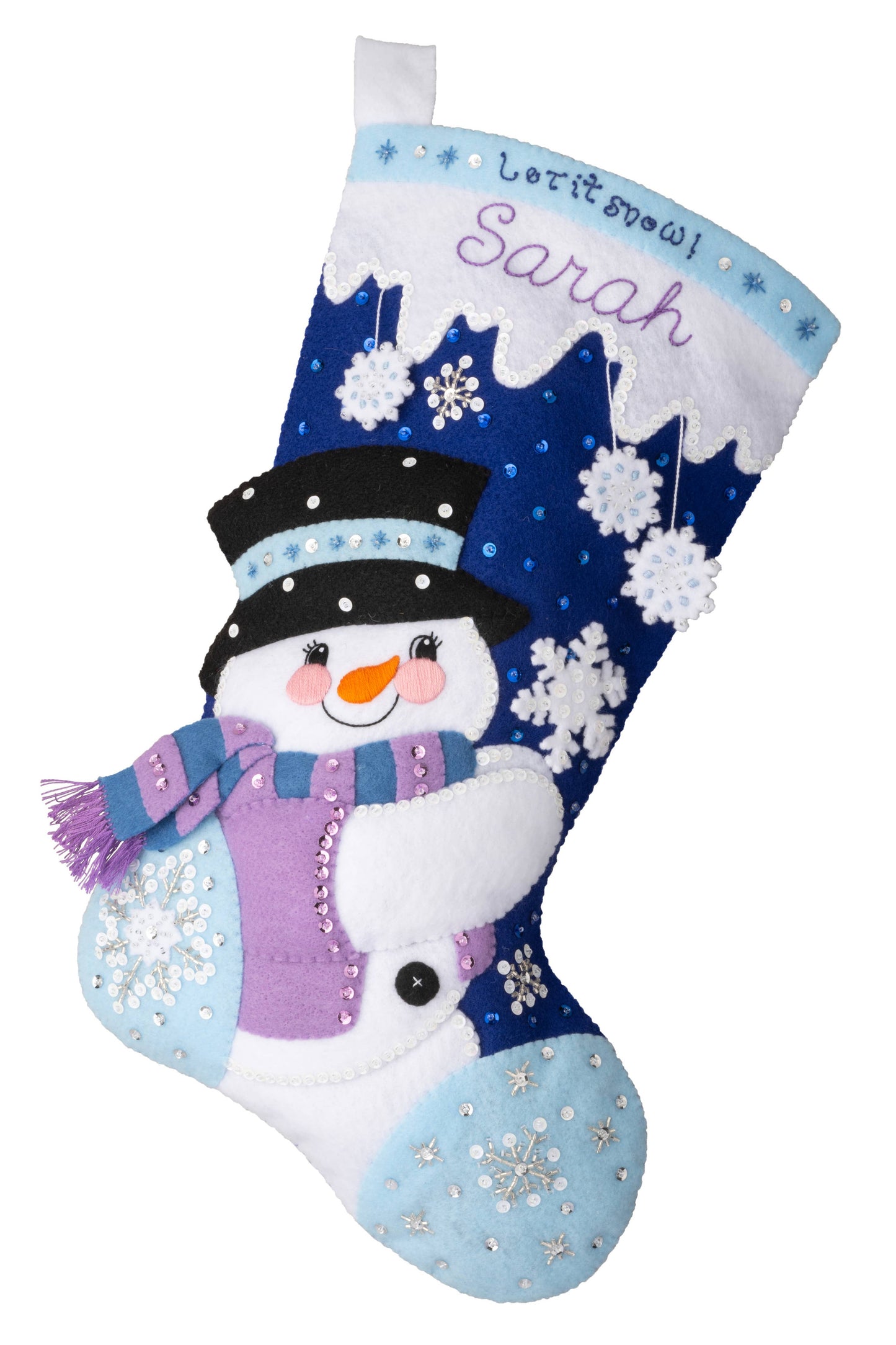 Bucilla ® Seasonal Felt Stocking Kit - Let it Snow