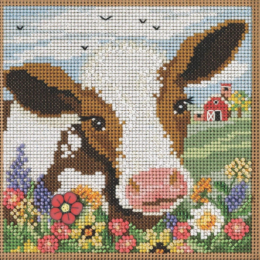 Mill Hill 2023 Autumn Series Beaded Cross Stitch Kit ~ Spotted Cow ~