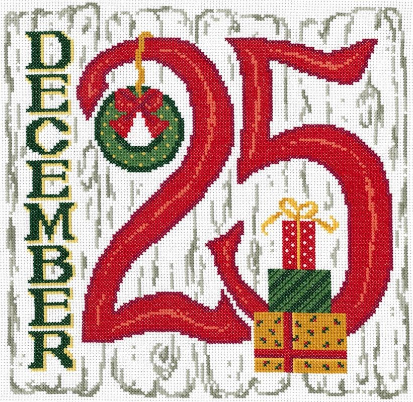 Ursula Michael Imaginating Counted Cross Stitch Leaflet ~ December 25th ~ 3354