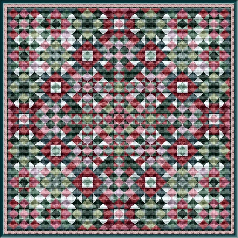 Winterberry The Shooting Star Collection Counted Cross Stitch Pattern by CM Designs /  Carolyn Manning Designs