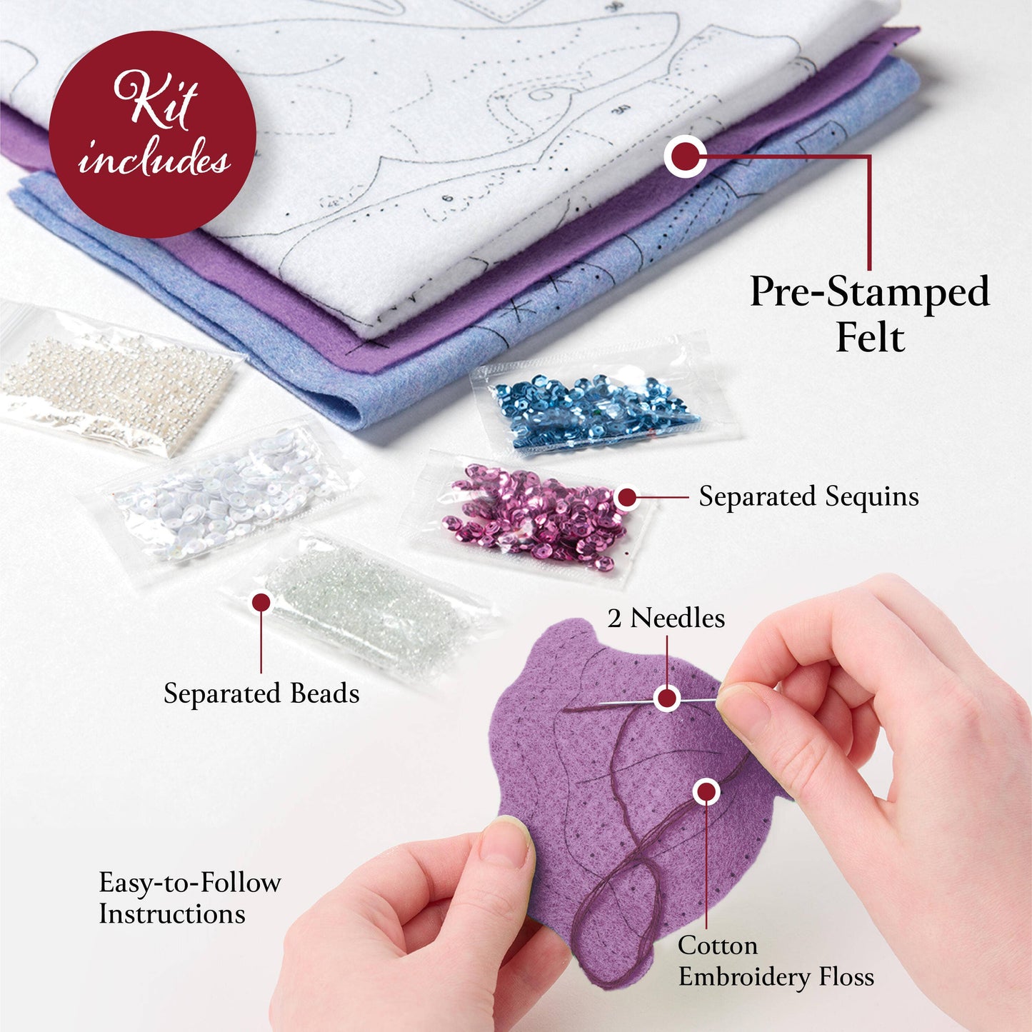 Bucilla® Seasonal Felt Stocking Kit - Santa’s Sea Life