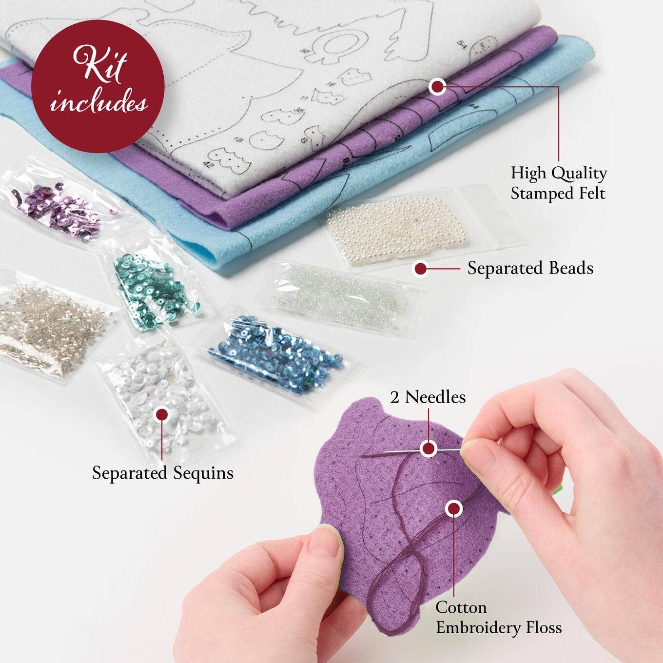 Bucilla ® Seasonal Felt Stocking Kit - Let it Snow