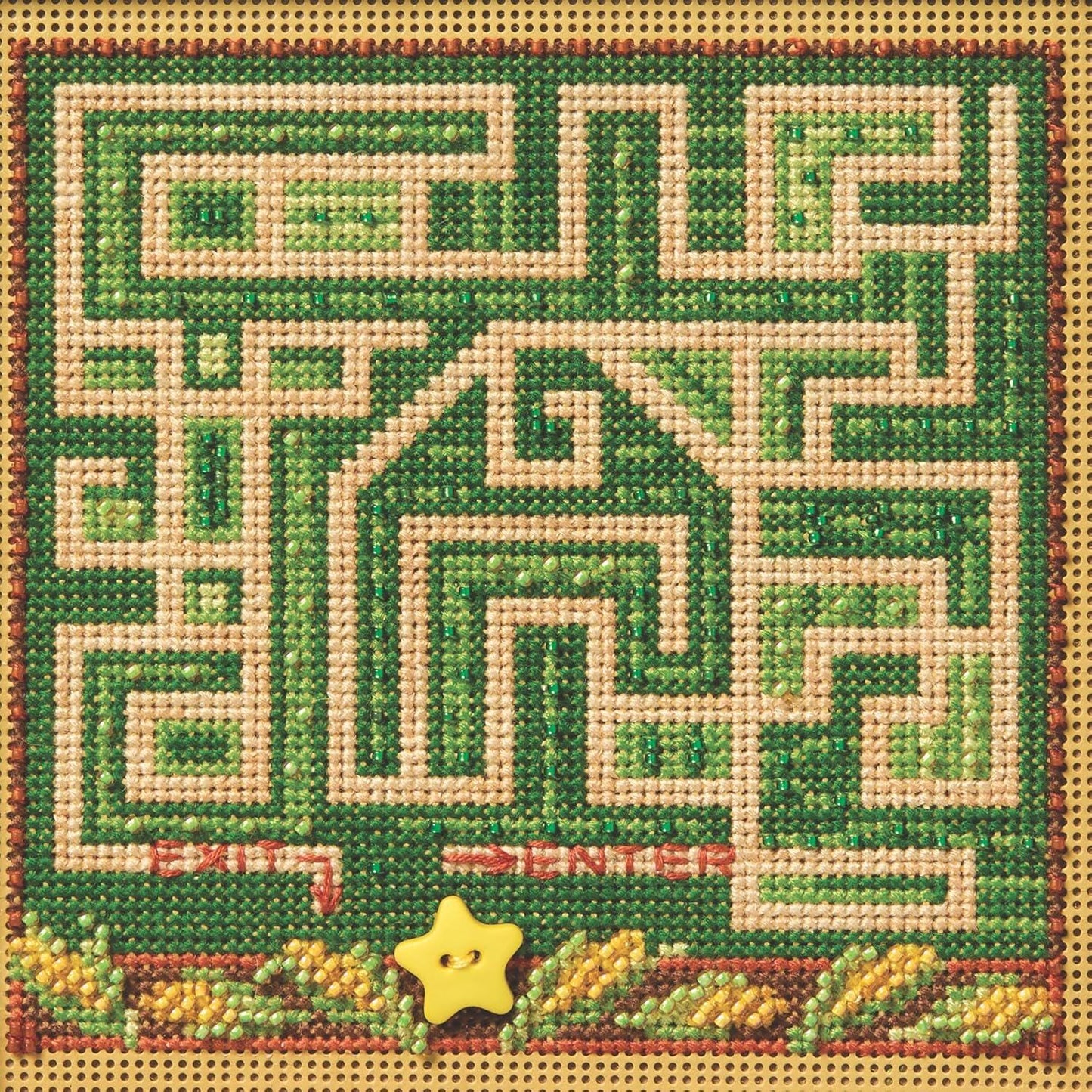Corn Maze 2025 Mill Hill Autumn Series Buttons & Beads Counted Cross Stitch Kit